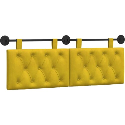  Držeće uzglavlje Zidne Žuta 150 x 55 x 7 cm Bar&amp;scaron;un - Žuta 140 cm bez LED Slike