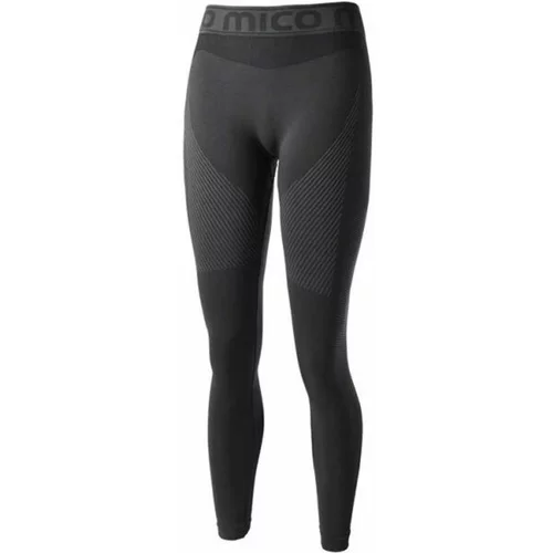 MICO LONG TIGHT PANTS WARM CONTROL W Ženske termo hlače, crna, veličina