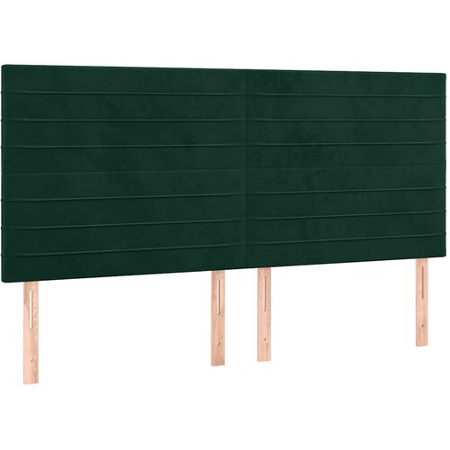  Krevet s oprugama i madracem tamnozeleni 180x200 cm bar&amp;scaron;unasti Slike