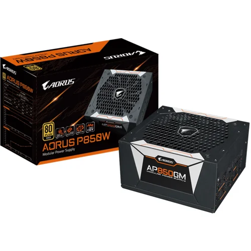 Gigabyte PSU 850W Aorus P850W 80+ GOLD,F Modular1xMB/2xCPU/6xPCIe/6xSATA/3xPheripheral