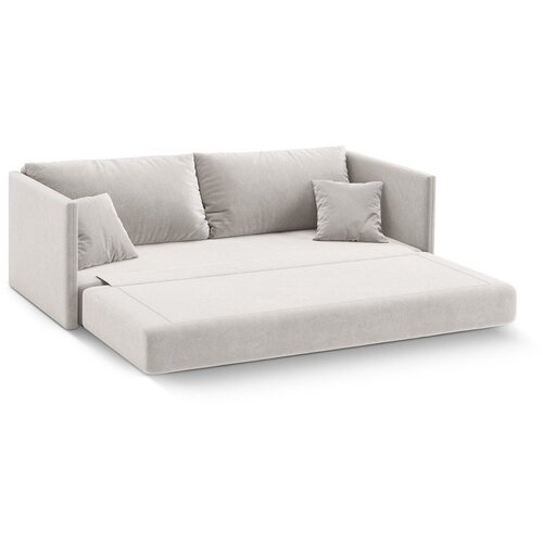 Cosmopolitan Design Bež bar&amp;scaron;unasti sklopiva sofa 209 cm Shannon &amp;ndash; Slike