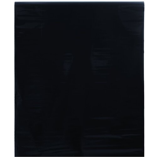 vidaXL Prozorska folija statična matirana crna 45 x 1000 cm PVC Cijene