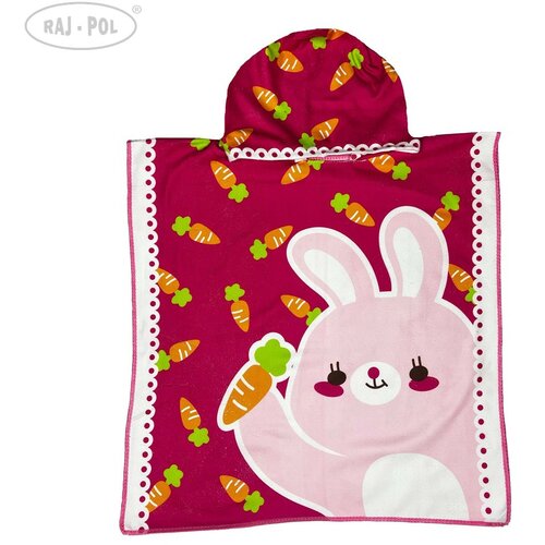 Raj-Pol Unisex's Towel Beach Poncho Bunny Slike