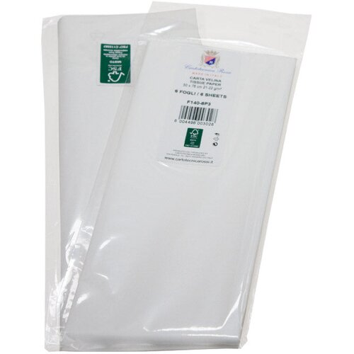  PAPIR UKRASNI TISSUE 50X76CM PK6 CARTOTECNICA ROSSI F140 BIJELI BLIS. Cijene