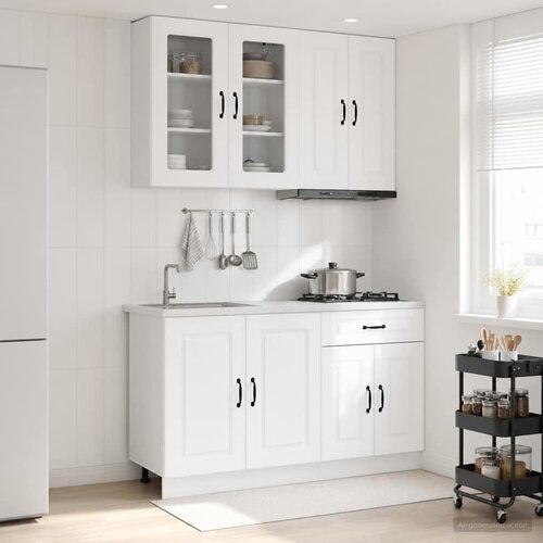  Kuhinjska jedinica KALMAR 4 pcs Bijela Konstruirano drvo Cene