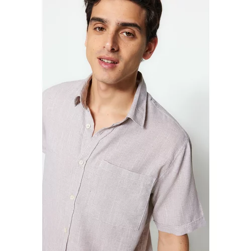 Trendyol Shirt - Brown - Relaxed fit