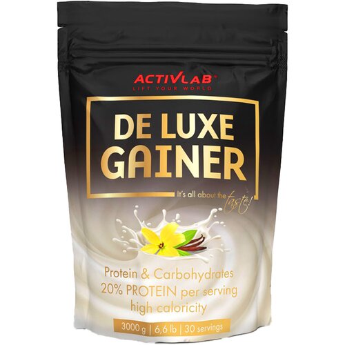 ACTIVLAB gainer DeLuxe vanila 3 kg Slike