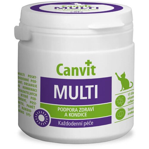 Canvit Multi vitaminsko prehranski dodatek za mačke - 100 g Slike
