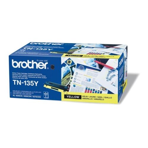 Brother Toner TN135Y, yellow, 4.000 strani HL4040/50/70 DCP9040/2/5 MFC9440/50/9850 Cene