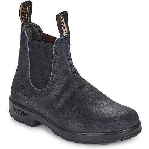 Blundstone Pol&amp;scaron;kornji ORIGINAL CHELSEA BOOTS WAXED SUEDE Modra Slike