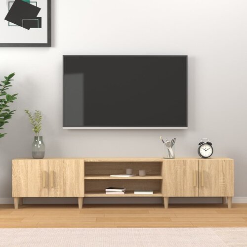 VidaXL TV omarica sonoma hrast 180x31,5x40 cm inženirski les Slike