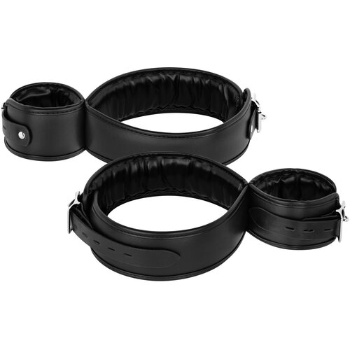 Bedroom Fantasies Thigh &amp;amp; Wrist Bondage Black Slike
