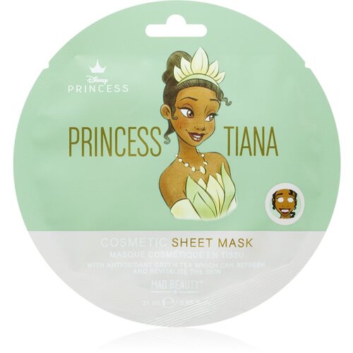 Mad Beauty Disney Princess Tiana antioksidacijska maska iz platna 25 ml Slike