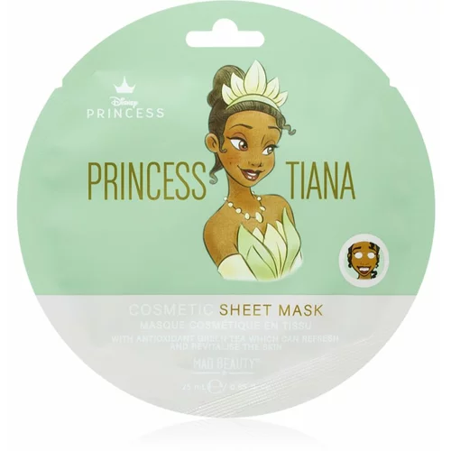 Mad Beauty Disney Princess Tiana antioksidacijska maska iz platna 25 ml