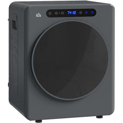 HOMCOM mini kondenzacijski su&scaron;ilnik nerjaveče jeklo, ABS 49D x 43&Scaron; x 61V cm sivo, (5000242262) Cene