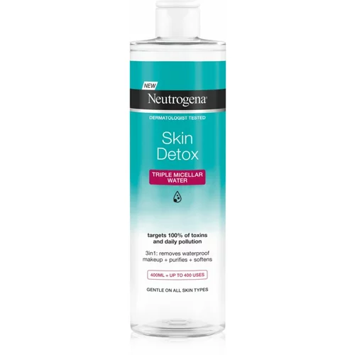 Neutrogena skin detox triple micellar water micelarna vodica za vse tipe kože 400 ml