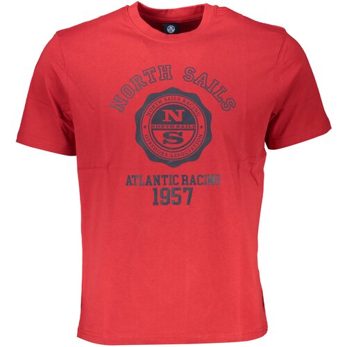 North Sails MEN'S SHORT SLEEVE T-SHIRT RED Cene