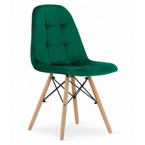 Brandless DUMO Stol - Temno zelen žamet x 1, (22030620) Slike