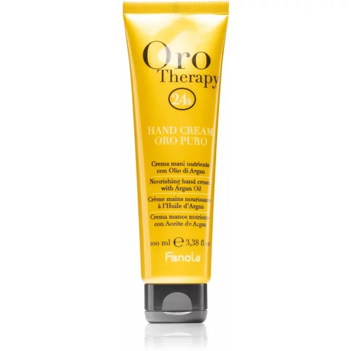 Fanola Oro Therapy Hand Cream Oro Puro krema za ruke 100 ml