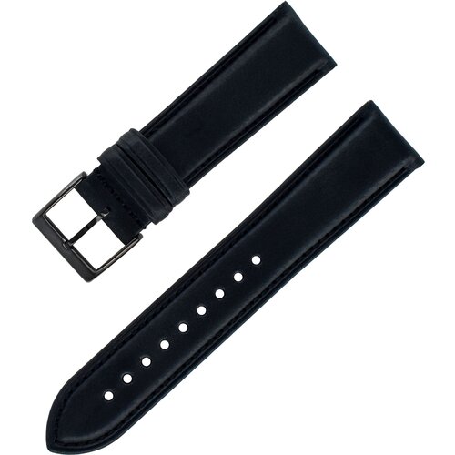 INF Italijanski Svetlo Spremenljiv Navaden Oljni Vosek Goveje Usnje Pa&scaron;ček za Uro Black 23 mm, (22112188) Cene