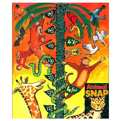 PR Books Various - Children&amp;#039;s Height Chart And Animal Snap Slike