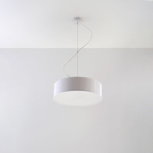 Nice Lamps Bela viseča svetilka ø 35 cm Atis – Cene