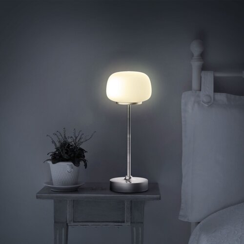 LED prigu&amp;scaron;iva dodirna stona lampa RIMINI LED/2W/5V USB 2000 mAh hrom/bela Slike