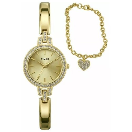 Timex Analogne ure ty576800 Pozlačena Cene