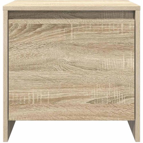  Noćni ormarići 2 kom boja hrasta sonome 45x34x44,5 cm drveni Bež Slike