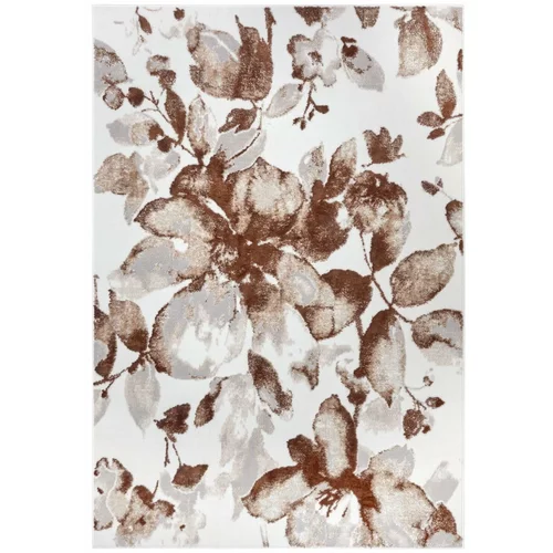 Hanse Home Rjava preproga 160x235 cm Shine Floral –