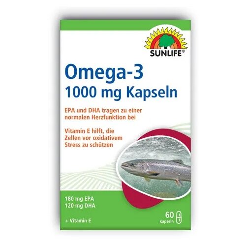 Sunlife Omega 3 1000mg 60 kapsula Slike