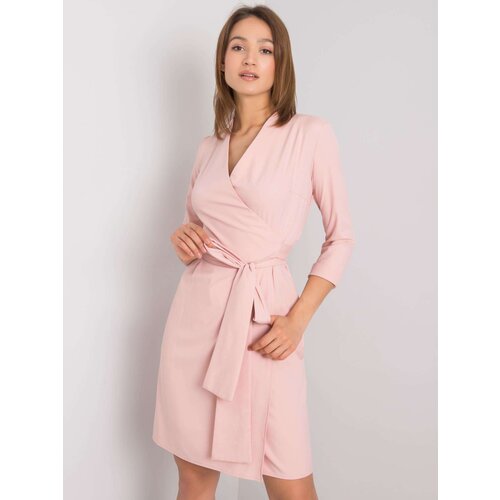 Fashion Hunters Dusty pink dress with Edelie binding Slike