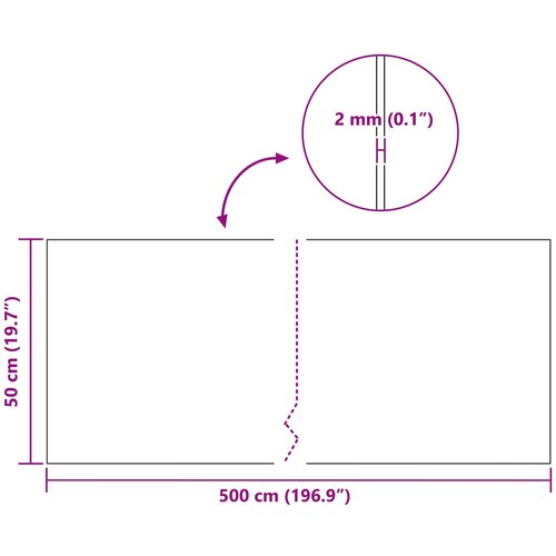  Role pluta Smeđa 500 x 50 x 0,2 cm Pluta Slike