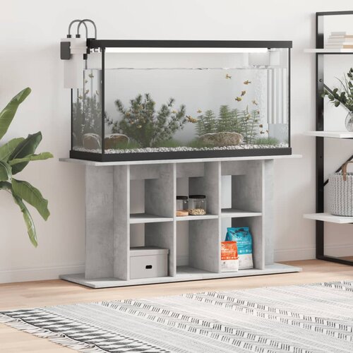  Stalak za akvarij Betonsko-sivi 120x40x60 cm Konstruirano drvo Cijene
