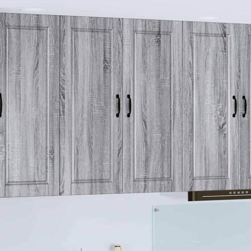  Ormar za Zid PORTO Siva Sonoma 80 x 31 x 100 cm Cene