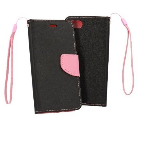  Preklopna torbica fancy diary iphone 13 6.1 - črno roza Slike