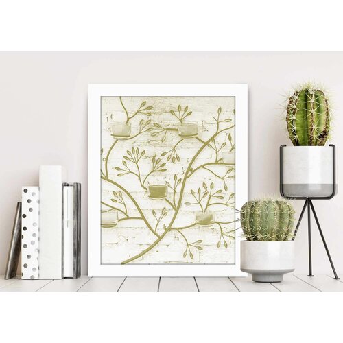 Wallity BCT-052 multicolor decorative framed mdf painting Cene