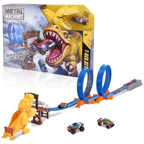  Auto staza dino T-rex Metal Machines Zuru 37195 Slike