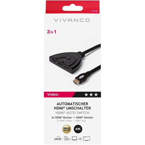 Vivanco 47/8002 3.1 HDMI RAZDELIL Slike