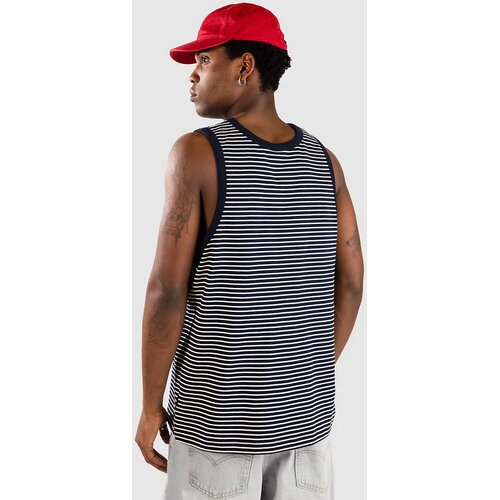Blue Tomato Logo Tank Top navy stripe Slike