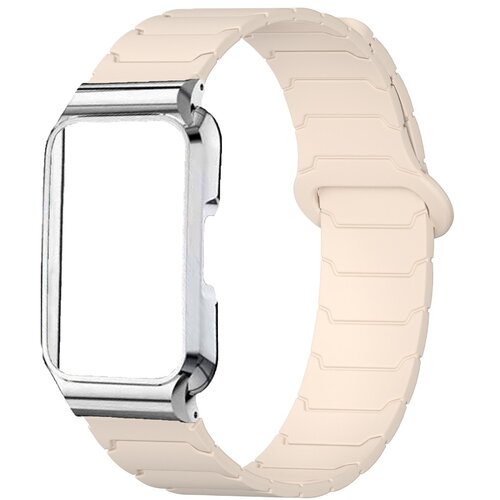 INF Zamenjava/Kompatibilni del&ndash; Huawei Band 11 magnetni silikonski pa&scaron;ček Beige, (5000286198) Cene