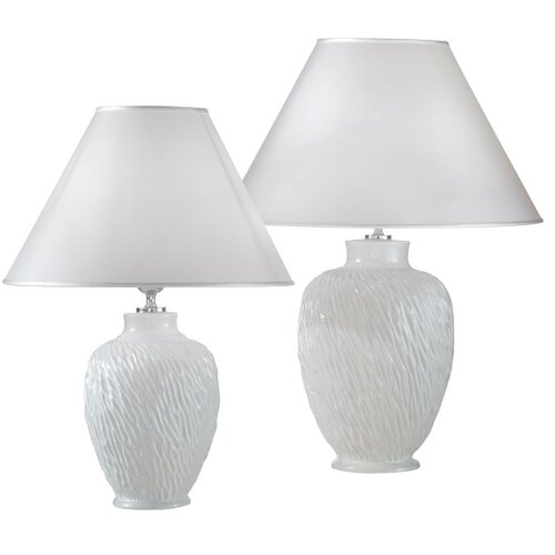  Kolarz A1340.71 - Stona lampa CHIARA 1xE27/100W/230V, bela, prečnik 40 cm Slike