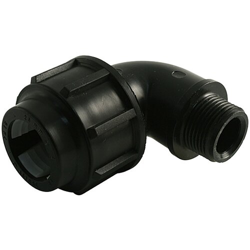  Kotni adapter iz HDPE (premer: 25 mm, zunanji navoj: &amp;frac34;-palčni, polietilen) Slike