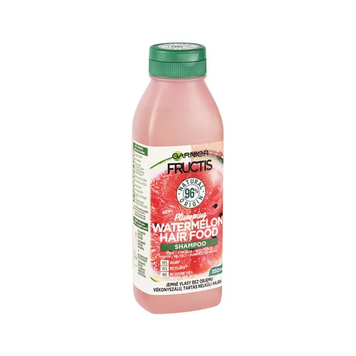 Garnier Fructis Hair Food Watermelon šampon za krhke lase brez volumna 350 ml za ženske