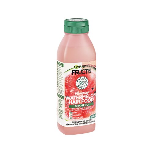 Garnier fructis hair food watermelon &amp;scaron;ampon za lomljivu kosu bez volumena 350 ml za žene Slike
