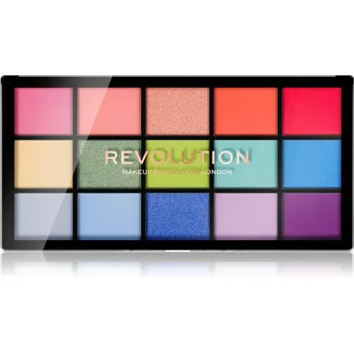 Makeup Revolution Reloaded paleta senčil za oči odtenek Sugar Pie 15 x 1.1 g