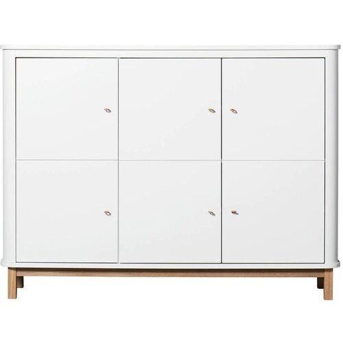 Oliver Furniture&amp;reg; trodelna komoda multi white/oak Slike