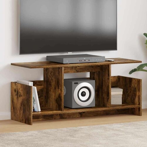 TV stojalo Dimljeni oreh 102 x 35 x 45 cm Konstruiran les, (5000132146) Cene