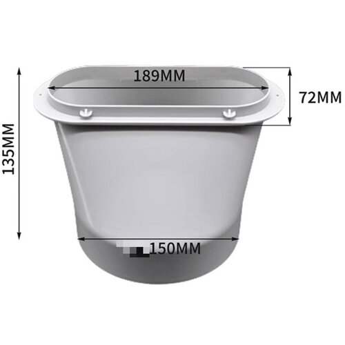 INF Adapter izpuha 15cm za prenosne klime, ABS siva, za ovalno okno, (5000327169) Cene