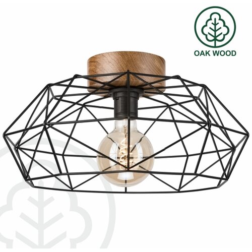 Brilagi plafonsko svetlo woody basket 1xE27/60W/230V, hrast Slike